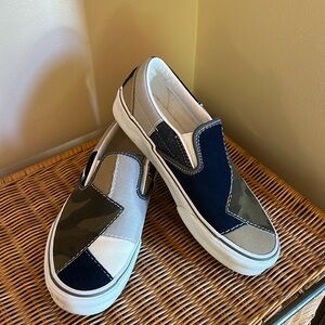Vans Camouflage Patchwork Slip Ons